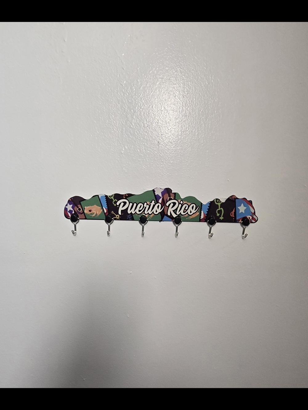 Puerto Rico Colorful Wall Hook Rack - Picture 2 of 11
